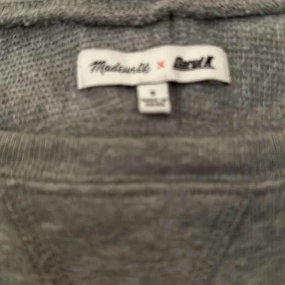 NWOT Madewell Daryl K Crewneck Sweatshirt Women's Small Solid Gray - Picture 6 of 7